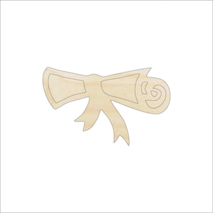 School Diploma - Laser Cut Out Unfinished Wood Craft Shape SCL2 School Diploma - Laser Cut Out Unfinished Wood Craft Shape SCL2