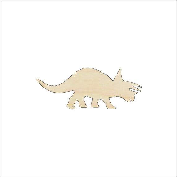 Dinosaur - Laser Cut Out Unfinished Wood Craft Shape DIN17 Dinosaur - Laser Cut Out Unfinished Wood Craft Shape DIN17