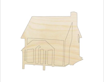 Building School - Laser Cut Out Unfinished Wood Craft Shape SCL20 Building School - Laser Cut Out Unfinished Wood Craft Shape SCL20