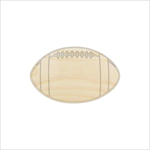 Sport Football - Laser Cut Out Unfinished Wood Craft Shape SPT408 Sport Football - Laser Cut Out Unfinished Wood Craft Shape SPT408