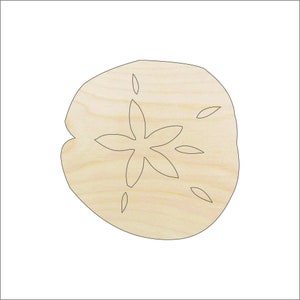 Beach Sand Dollar - Laser Cut Out Unfinished Wood Craft Shape SEA135 Beach Sand Dollar - Laser Cut Out Unfinished Wood Craft Shape SEA135