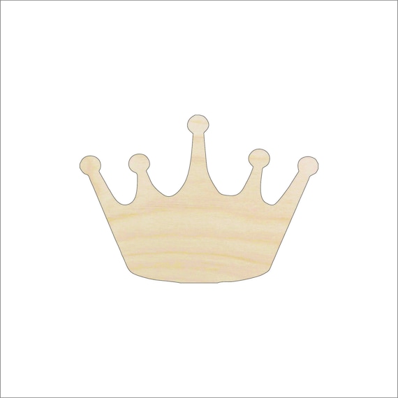 Crown - Laser Cut Out Unfinished Wood Craft Shape CLT34 Crown - Laser Cut Out Unfinished Wood Craft Shape CLT34