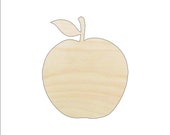 Food Apple - Laser Cut Out Unfinished Wood Craft Shape FOD50 Food Apple - Laser Cut Out Unfinished Wood Craft Shape FOD50