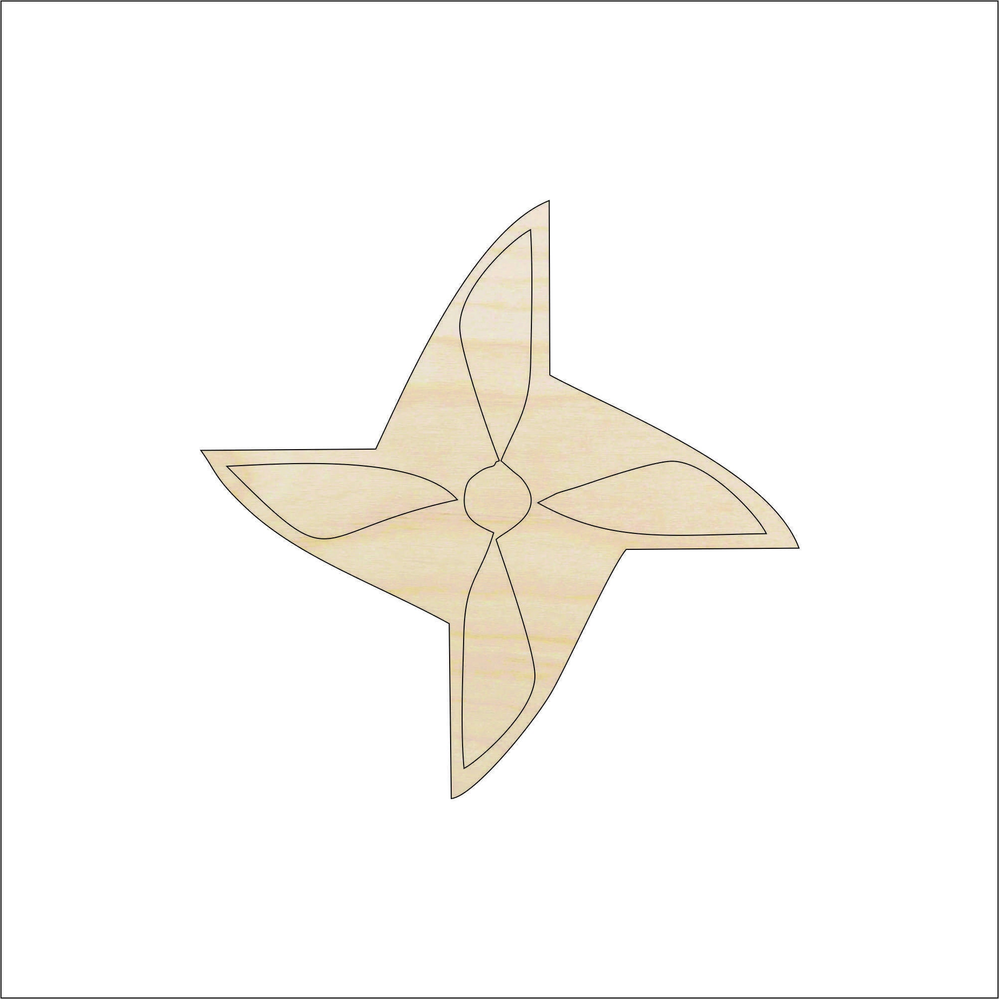 Toy Spinner - Laser Cut Out Unfinished Wood Craft Shape TOY35 Toy Spinner - Laser Cut Out Unfinished Wood Craft Shape TOY35