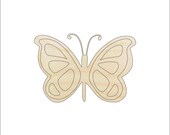 Butterfly - Laser Cut Out Unfinished Wood Craft Shape BUG14 Butterfly - Laser Cut Out Unfinished Wood Craft Shape BUG14