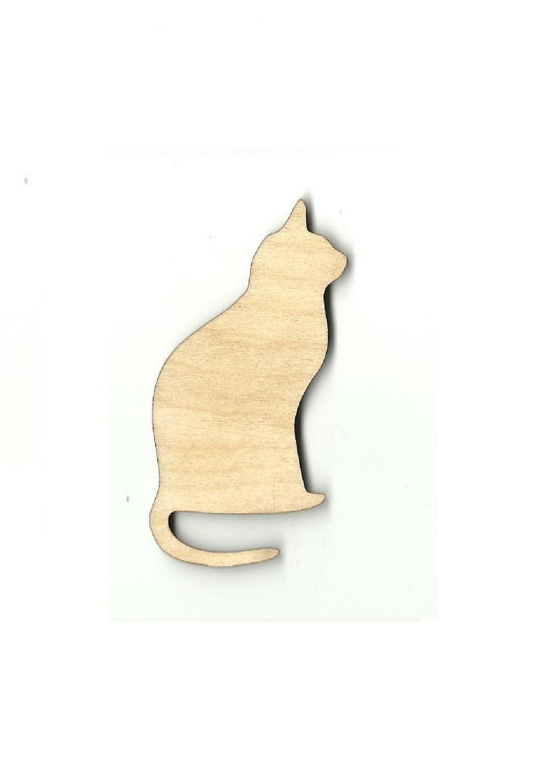 Cat Kitty - Laser Cut Out Supply trust Wood Shape Max 82% OFF CAT Unfinished Craft