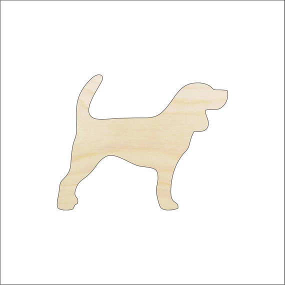 Dog - Laser Cut Out Unfinished Wood Craft Shape DOG19 Dog - Laser Cut Out Unfinished Wood Craft Shape DOG19