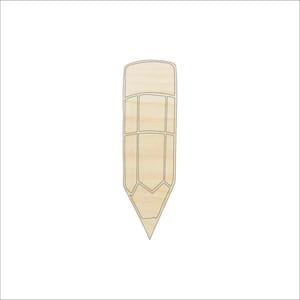 School Pencil - Laser Cut Out Unfinished Wood Craft Shape SCL7 School Pencil - Laser Cut Out Unfinished Wood Craft Shape SCL7
