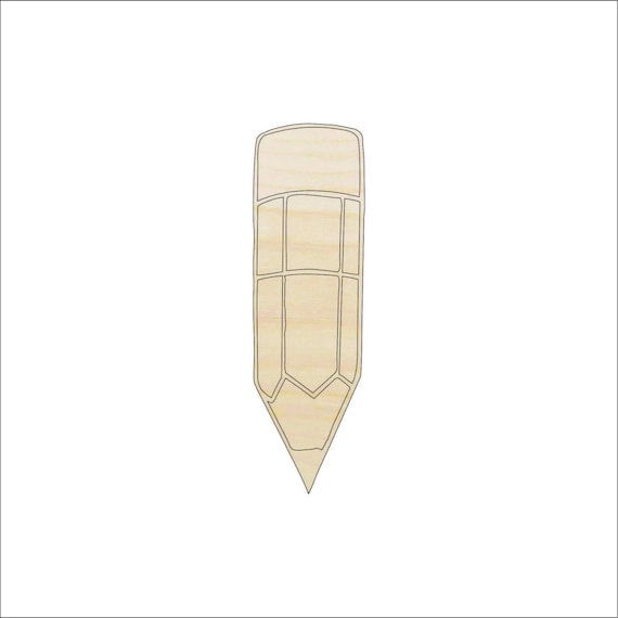 School Pencil - Laser Cut Out Unfinished Wood Craft Shape SCL7 School Pencil - Laser Cut Out Unfinished Wood Craft Shape SCL7