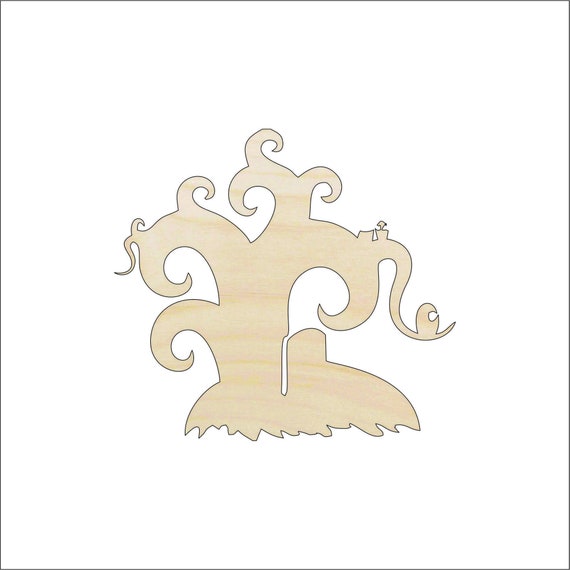 Tree - Laser Cut Out Unfinished Wood Craft Shape FAL171 Tree - Laser Cut Out Unfinished Wood Craft Shape FAL171