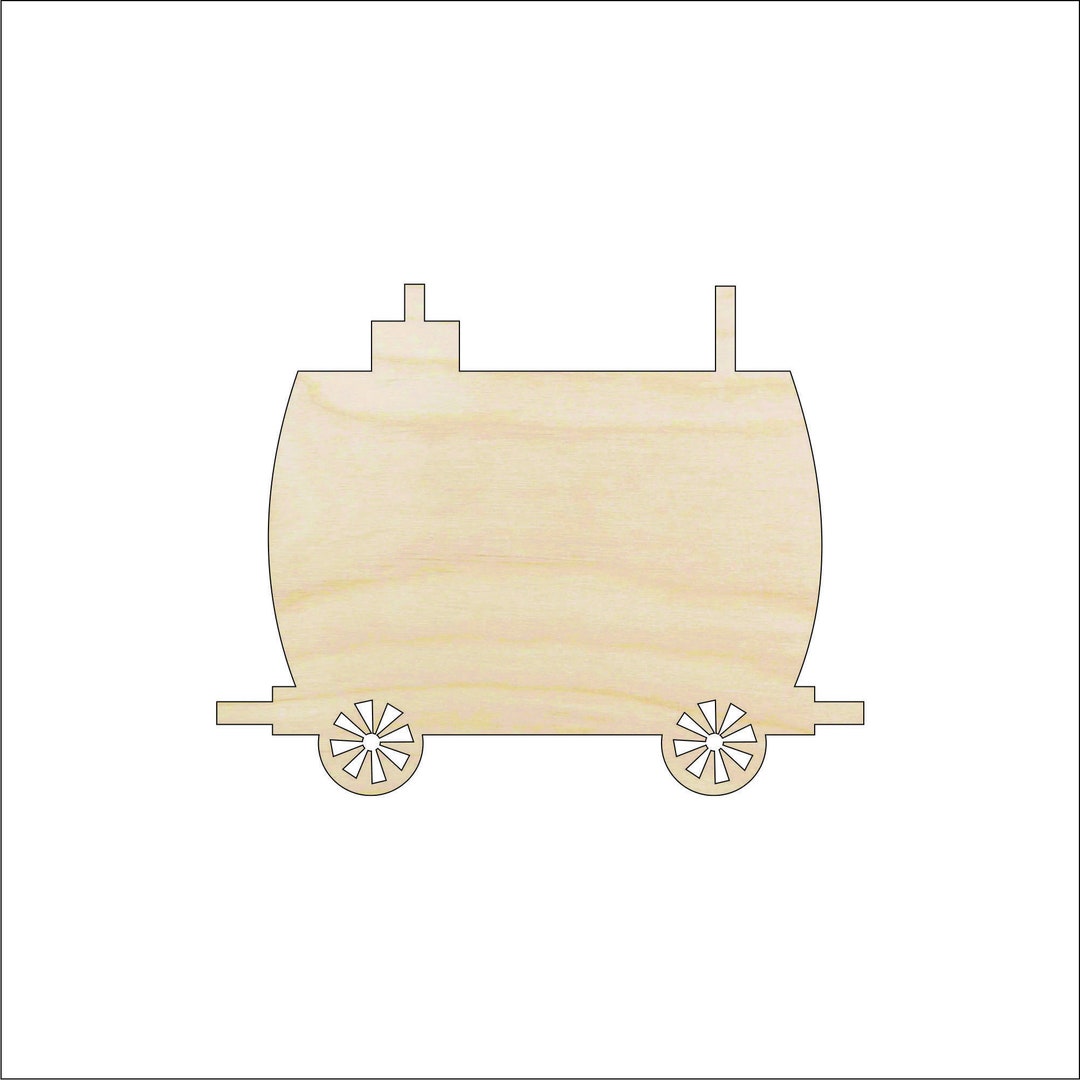 Train - Laser Cut Out Unfinished Wood Craft Shape TRN22 Train - Laser Cut Out Unfinished Wood Craft Shape TRN22