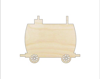 Train - Laser Cut Out Unfinished Wood Craft Shape TRN22 Train - Laser Cut Out Unfinished Wood Craft Shape TRN22