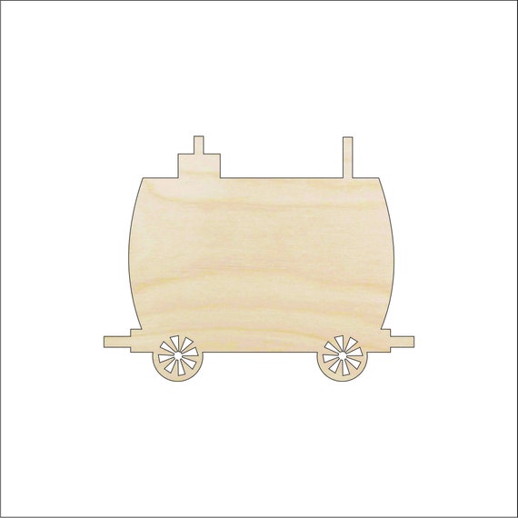 Train - Laser Cut Out Unfinished Wood Craft Shape TRN22 Train - Laser Cut Out Unfinished Wood Craft Shape TRN22