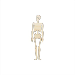 Skeleton - Laser Cut Out Unfinished Wood Craft Shape PPL29 Skeleton - Laser Cut Out Unfinished Wood Craft Shape PPL29