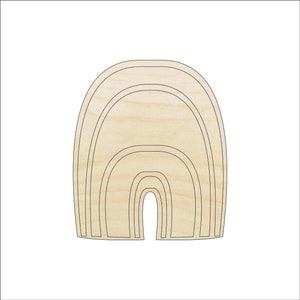 Sky Rainbow - Laser Cut Out Unfinished Wood Craft Shape SKY86 Sky Rainbow - Laser Cut Out Unfinished Wood Craft Shape SKY86