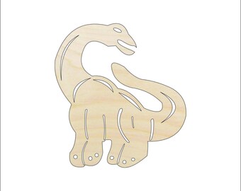 Dinosaur - Laser Cut Out Unfinished Wood Craft Shape DIN18 Dinosaur - Laser Cut Out Unfinished Wood Craft Shape DIN18