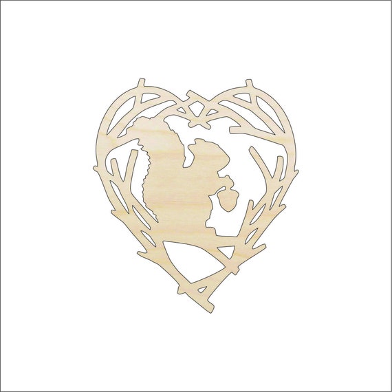 Squirrel - Laser Cut Out Unfinished Wood Craft Shape RDT36 Squirrel - Laser Cut Out Unfinished Wood Craft Shape RDT36