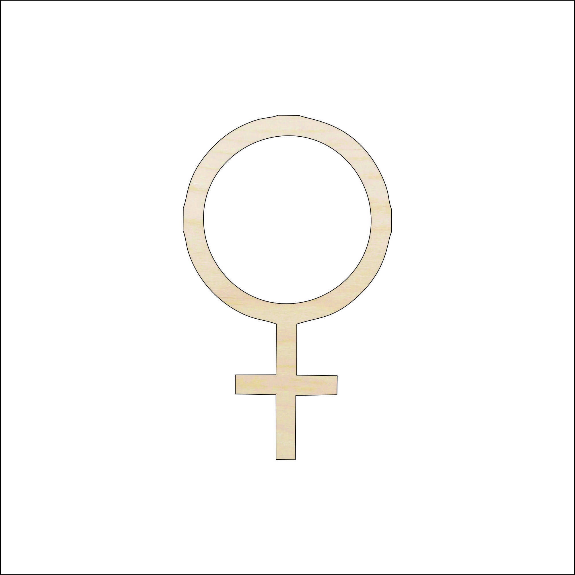 Sign Woman- Laser Cut Out Unfinished Wood Craft Shape SGN36 Sign Woman- Laser Cut Out Unfinished Wood Craft Shape SGN36