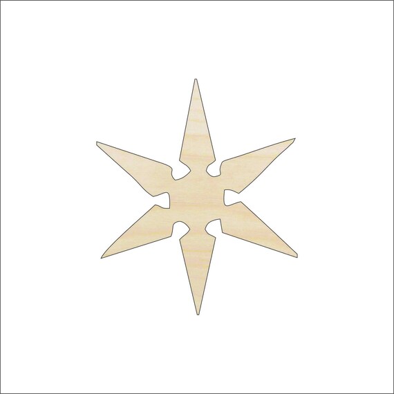 Snowflake - Laser Cut Out Unfinished Wood Craft Shape SNW17 Snowflake - Laser Cut Out Unfinished Wood Craft Shape SNW17