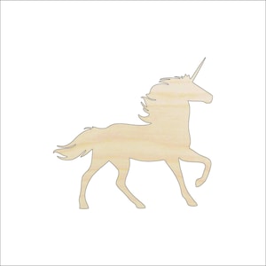 Unicorn - Laser Cut Out Unfinished Wood Craft Shape MYTH80 Unicorn - Laser Cut Out Unfinished Wood Craft Shape MYTH80