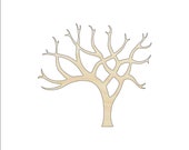 Tree - Laser Cut Out Unfinished Wood Craft Shape TRE60 Tree - Laser Cut Out Unfinished Wood Craft Shape TRE60