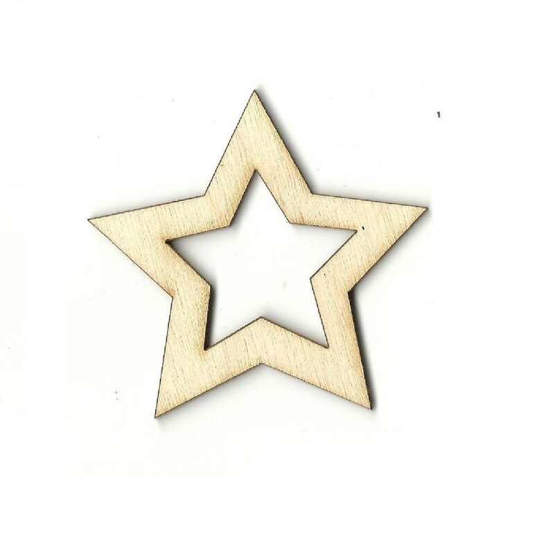 Clover Laser Cut Out Unfinished Wood Shape Craft Supply LEF17