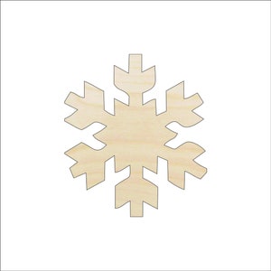 Snowflake - Laser Cut Out Unfinished Wood Craft Shape SNW7 Snowflake - Laser Cut Out Unfinished Wood Craft Shape SNW7