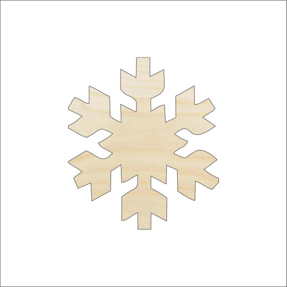 Snowflake - Laser Cut Out Unfinished Wood Craft Shape SNW7 Snowflake - Laser Cut Out Unfinished Wood Craft Shape SNW7