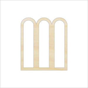 Window - Laser Cut Out Unfinished Wood Craft Shape BLD143 Window - Laser Cut Out Unfinished Wood Craft Shape BLD143