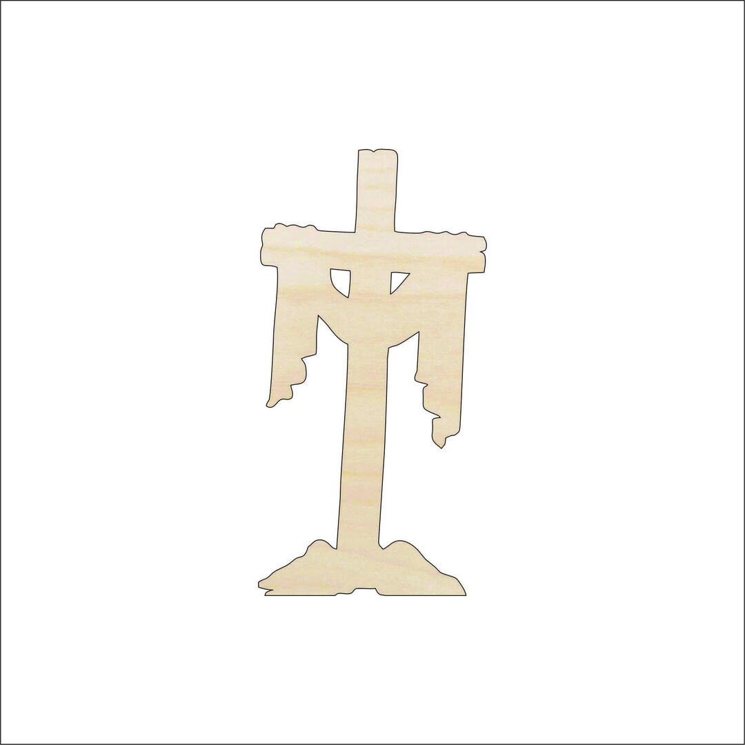 Cross - Laser Cut Out Unfinished Wood Craft Shape ESR21 Cross - Laser Cut Out Unfinished Wood Craft Shape ESR21