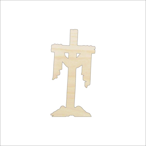 Cross - Laser Cut Out Unfinished Wood Craft Shape ESR21 Cross - Laser Cut Out Unfinished Wood Craft Shape ESR21
