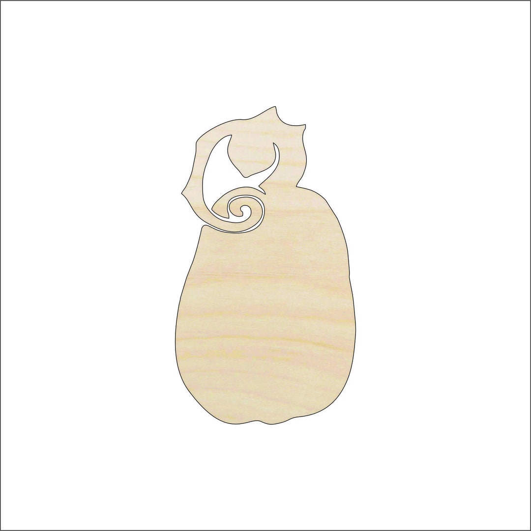 Pumpkin - Laser Cut Out Unfinished Wood Craft Shape FAL99 Pumpkin - Laser Cut Out Unfinished Wood Craft Shape FAL99