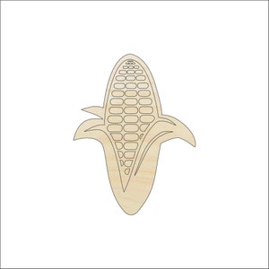 Food Corn - Laser Cut Out Unfinished Wood Craft Shape FOD57 Food Corn - Laser Cut Out Unfinished Wood Craft Shape FOD57