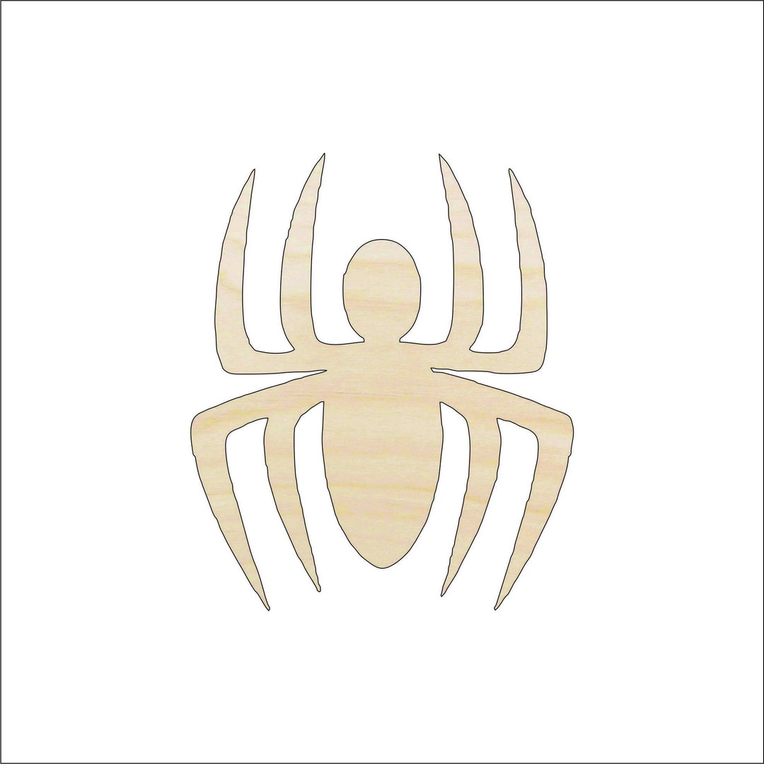 Spider - Laser Cut Out Unfinished Wood Craft Shape BUG31 Spider - Laser Cut Out Unfinished Wood Craft Shape BUG31