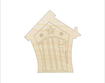 Decor Chandelier - Laser Cut Out Unfinished Wood Craft Shape DCR24 Decor Chandelier - Laser Cut Out Unfinished Wood Craft Shape DCR24