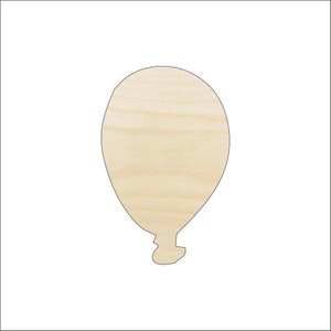 Balloon - Laser Cut Out Unfinished Wood Craft Shape BLN7 Balloon - Laser Cut Out Unfinished Wood Craft Shape BLN7