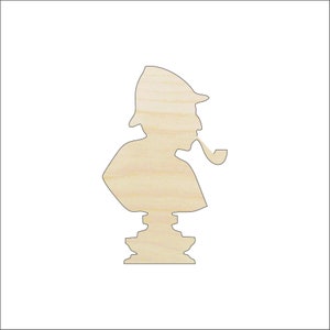 People Sherlock Holmes - Laser Cut Out Unfinished Wood Craft Shape PPL10 People Sherlock Holmes - Laser Cut Out Unfinished Wood Craft Shape PPL10