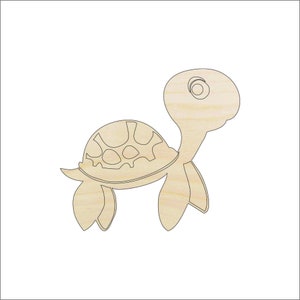 Turtle - Laser Cut Out Unfinished Wood Craft Shape SEA21 Turtle - Laser Cut Out Unfinished Wood Craft Shape SEA21