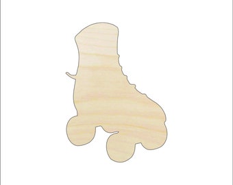 Sport Rollerskating - Laser Cut Out Unfinished Wood Craft Shape SPT116 Sport Rollerskating - Laser Cut Out Unfinished Wood Craft Shape SPT116