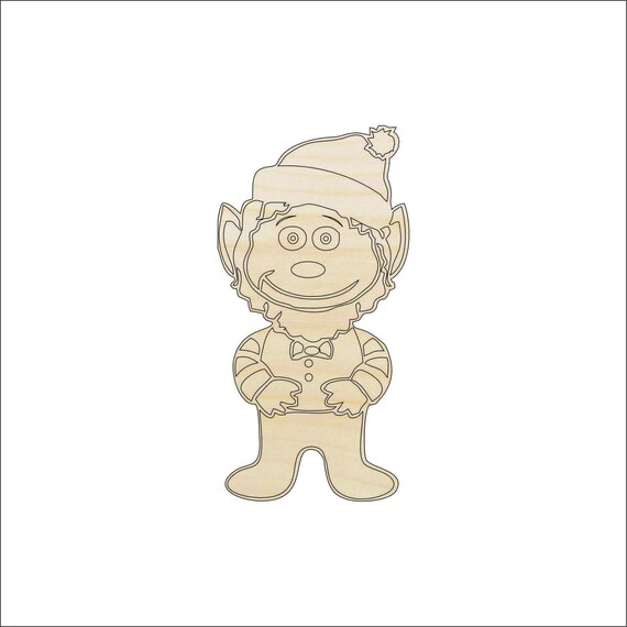 Gnome - Laser Cut Out Unfinished Wood Craft Shape MYTH14 Gnome - Laser Cut Out Unfinished Wood Craft Shape MYTH14
