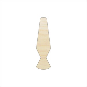 Decor Lamp Lava - Laser Cut Out Unfinished Wood Craft Shape DCR45 Decor Lamp Lava - Laser Cut Out Unfinished Wood Craft Shape DCR45