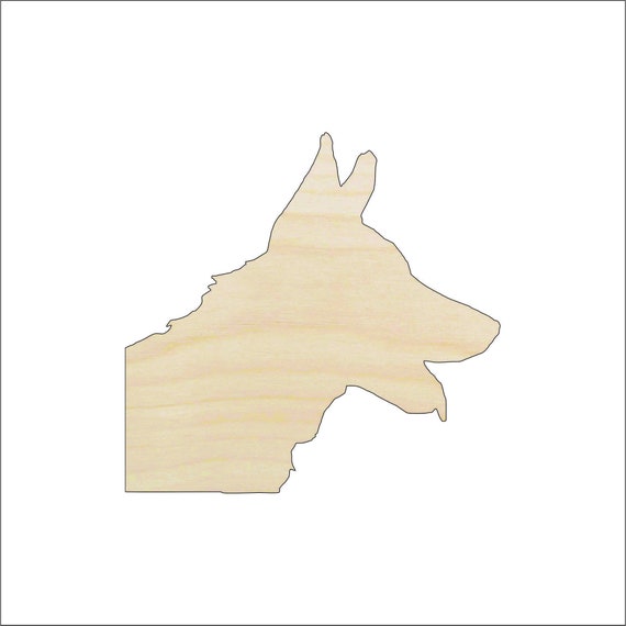 Deer - Laser Cut Out Unfinished Wood Craft Shape DER7 Deer - Laser Cut Out Unfinished Wood Craft Shape DER7