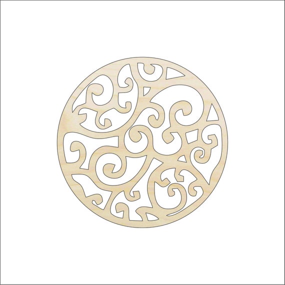 Design - Laser Cut Out Unfinished Wood Craft Shape DSN1 Design - Laser Cut Out Unfinished Wood Craft Shape DSN1