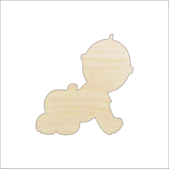 Baby - Laser Cut Out Unfinished Wood Craft Shape BBY28 Baby - Laser Cut Out Unfinished Wood Craft Shape BBY28