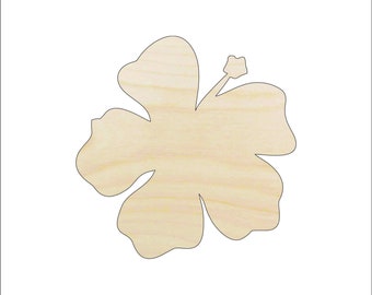 Flower - Laser Cut Out Unfinished Wood Craft Shape FLR55 Flower - Laser Cut Out Unfinished Wood Craft Shape FLR55