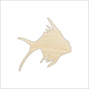 Fish - Laser Cut Out Unfinished Wood Craft Shape FSH40 Fish - Laser Cut Out Unfinished Wood Craft Shape FSH40