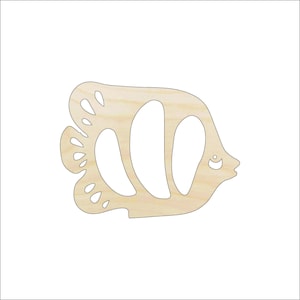 Fish - Laser Cut Out Unfinished Wood Craft Shape FSH52 Fish - Laser Cut Out Unfinished Wood Craft Shape FSH52