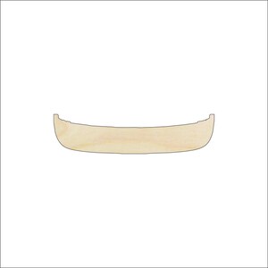 Boat Canoe - Laser Cut Out Unfinished Wood Craft Shape BOT21 Boat Canoe - Laser Cut Out Unfinished Wood Craft Shape BOT21