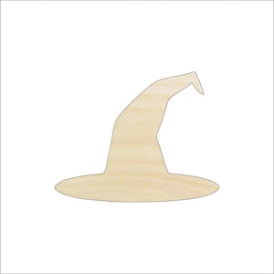 Hat Witch - Laser Cut Out Unfinished Wood Craft Shape FAL49 Hat Witch - Laser Cut Out Unfinished Wood Craft Shape FAL49