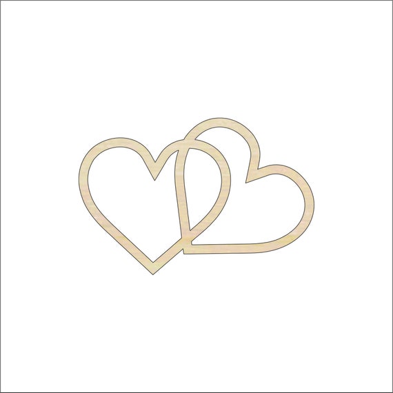 Heart - Laser Cut Out Unfinished Wood Craft Shape HRT9 Heart - Laser Cut Out Unfinished Wood Craft Shape HRT9